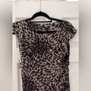 Black floral Work Top